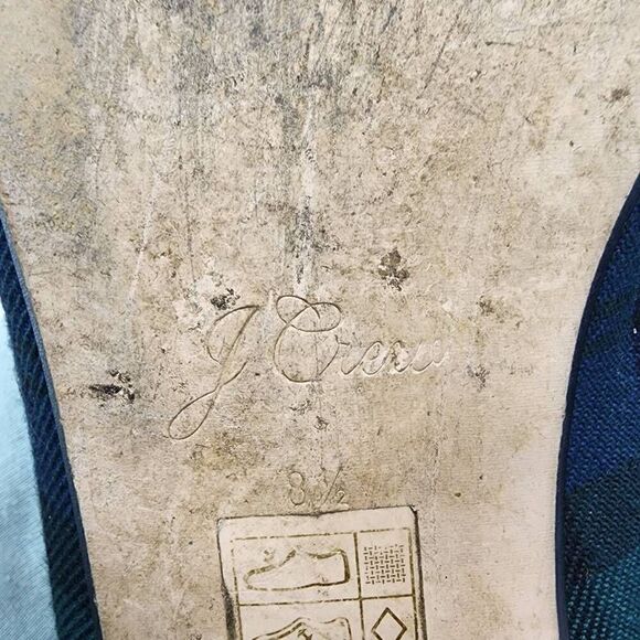 J Crew Women’s Tartan Plaid Smoking Loafers Flats Size 8.5 AA - Picture 11 of 11